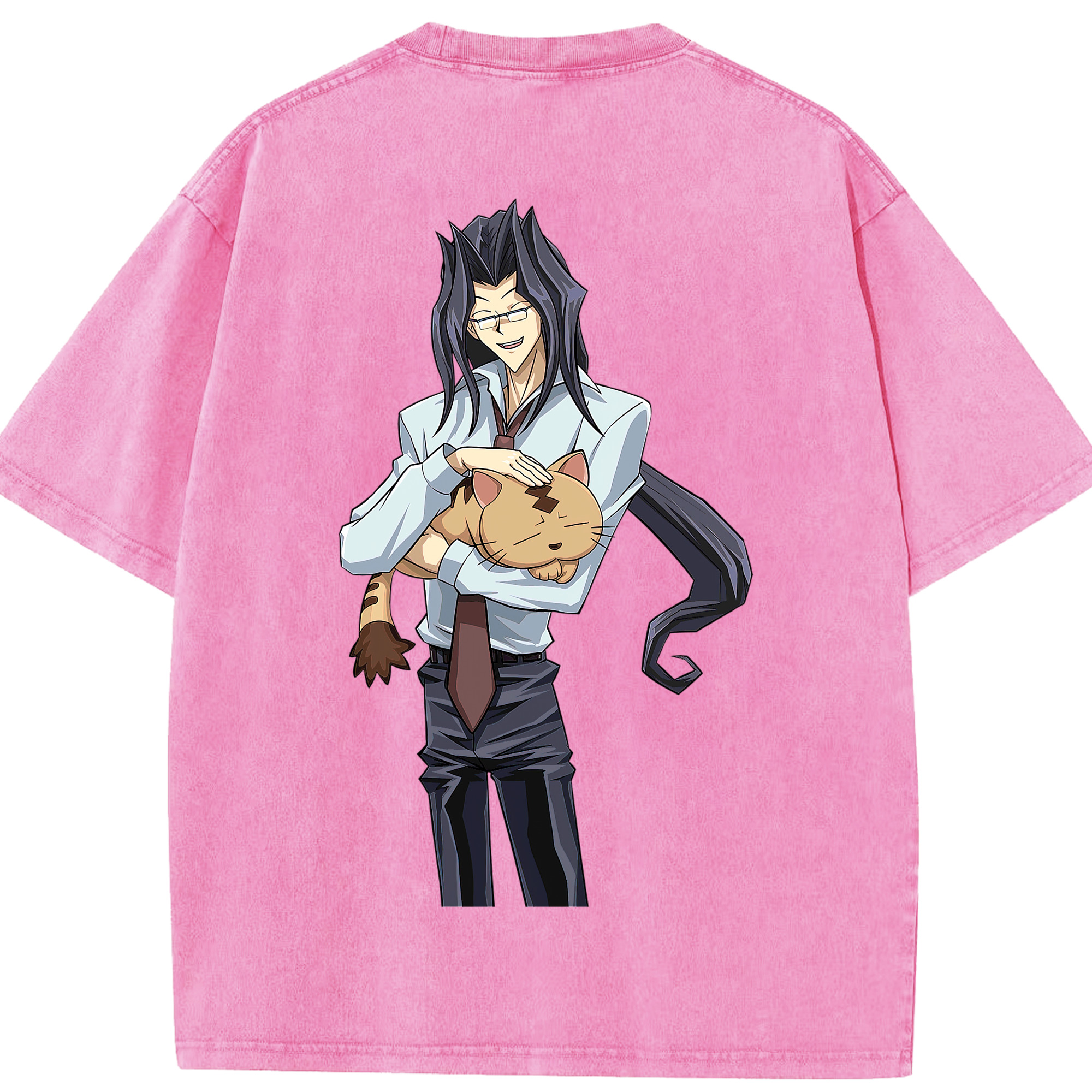 （画像用） 遊☆戯☆王 Yu-Gi-Oh! 綿100% ヴィンテージ風 半袖Tシャツ（背面プリント）